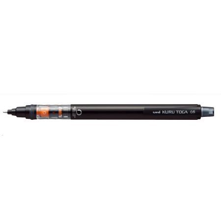 【日本製！】UNI 最新一代 KURU TOGA 旋轉自動筆【防斷芯、可縮式筆頭】三色選黑