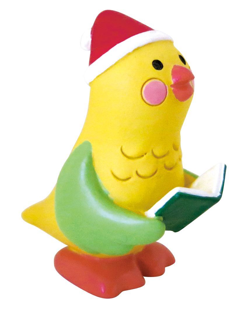 decole聖誕節christmas公仔擺飾裝飾唱歌鸚鵡