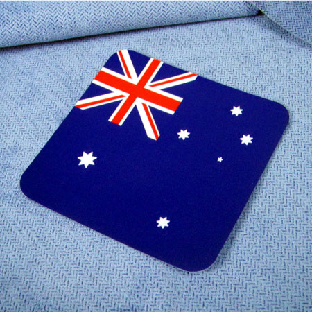 【國旗商品創意館】澳洲國旗方形抗ＵＶ、防水貼紙／Australia／澳大利亞~