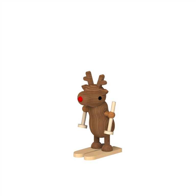 Wooderful life/DIY聖誕木零件/雪橇站立麋鹿