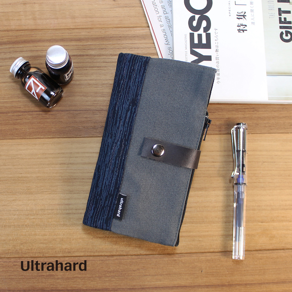 Ultrahard 信箋筆袋-卡繆(灰藍)