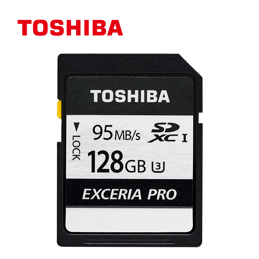 Toshiba EXCERIA PRO U3 128GB SDXC UHS-1記憶卡