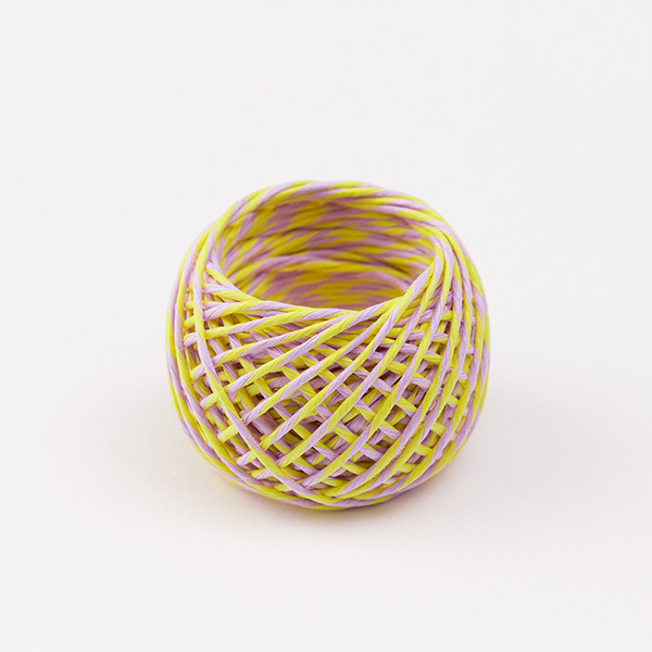 MIDORI Chotto 禮物包裝紙繩-紫黃