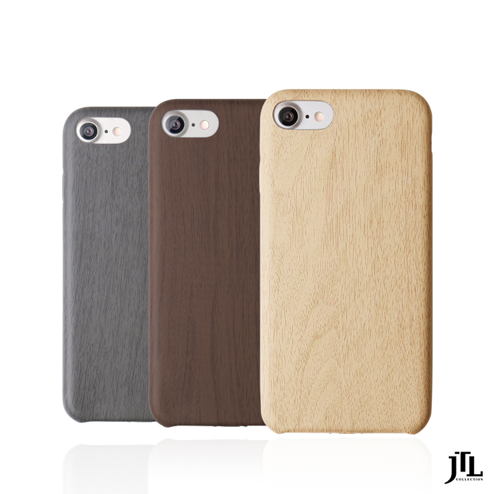 JTL iPhone 7 Plus 經典木紋保護套系列黑檀木