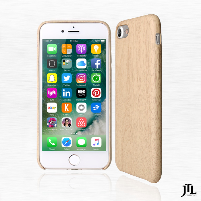 JTL iPhone 7 Plus 經典木紋保護套系列胡桃木