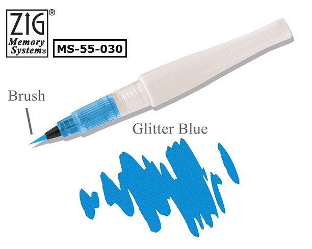 MS-55-030 吳竹亮彩唇膏型彩繪筆  藍色