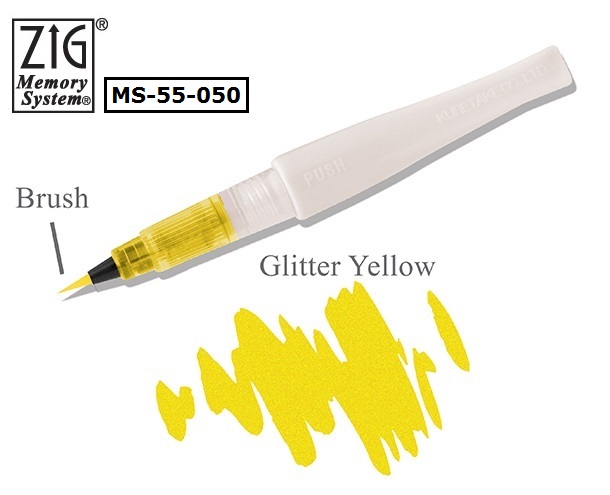 MS-55-050 吳竹亮彩唇膏型彩繪筆  黃色