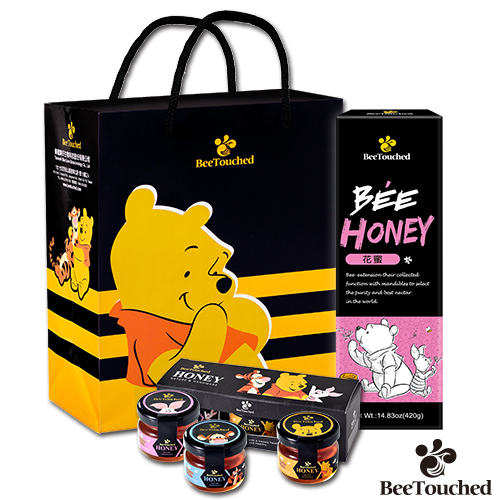 蜜蜂工坊-迪士尼系列蜂蜜 甜蜜聖誕組(花蜜420g+手作蜂蜜30g*3)
