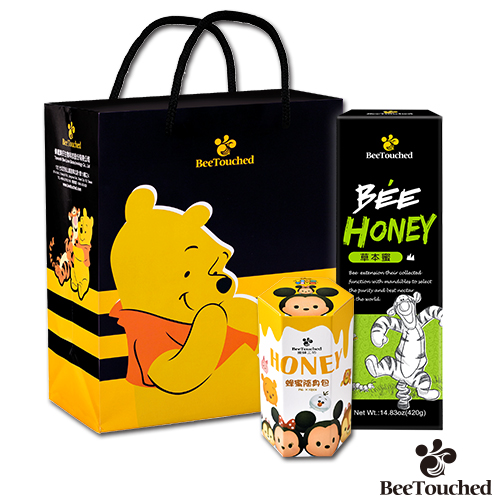 蜜蜂工坊-迪士尼系列蜂蜜 歡樂聖誕組(草本蜜420g+Tsum Tsum蜂蜜隨身包)