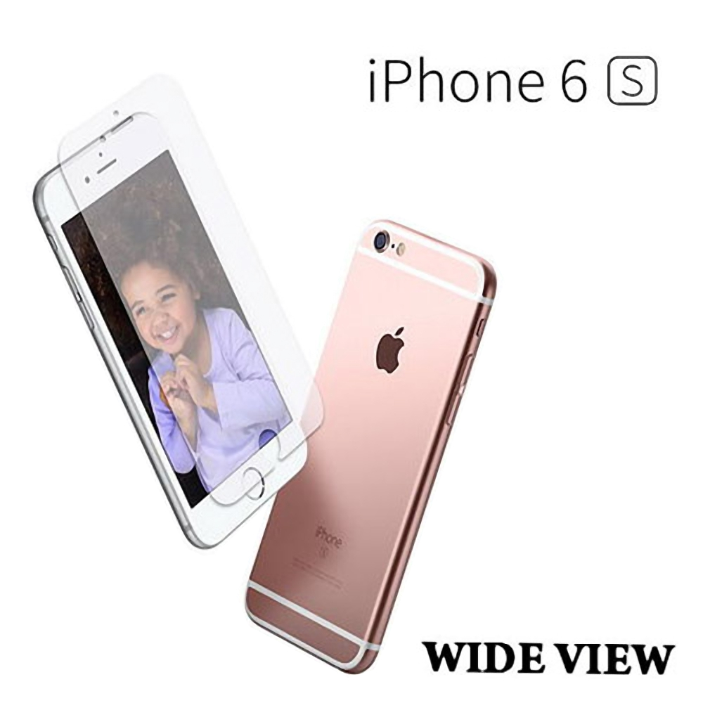 WIDE VIEW 9H鋼化玻璃保護貼 iPhone 6S(IP-6SH)