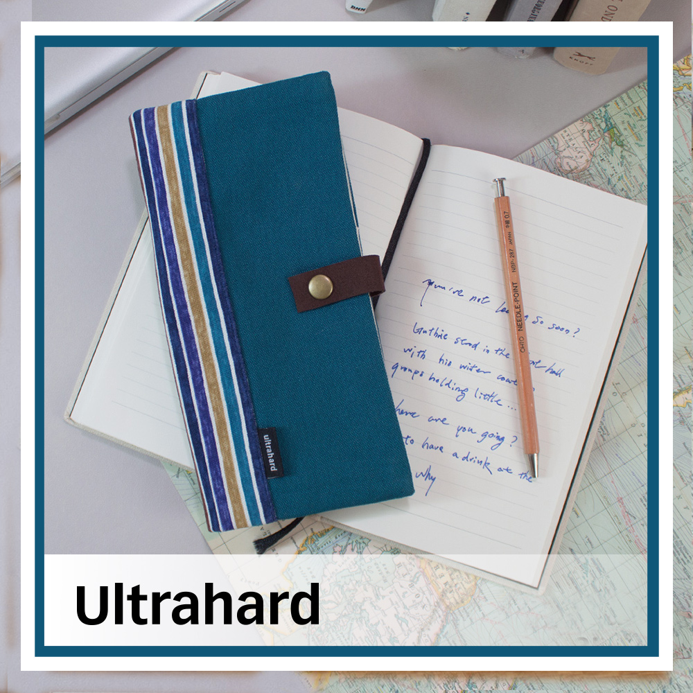 Ultrahard 微旅行長版護照套系列-條紋派對(藍)