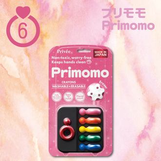 【Primomo】普麗貓趣味蠟筆(皇后戒指)6色-附橡皮擦