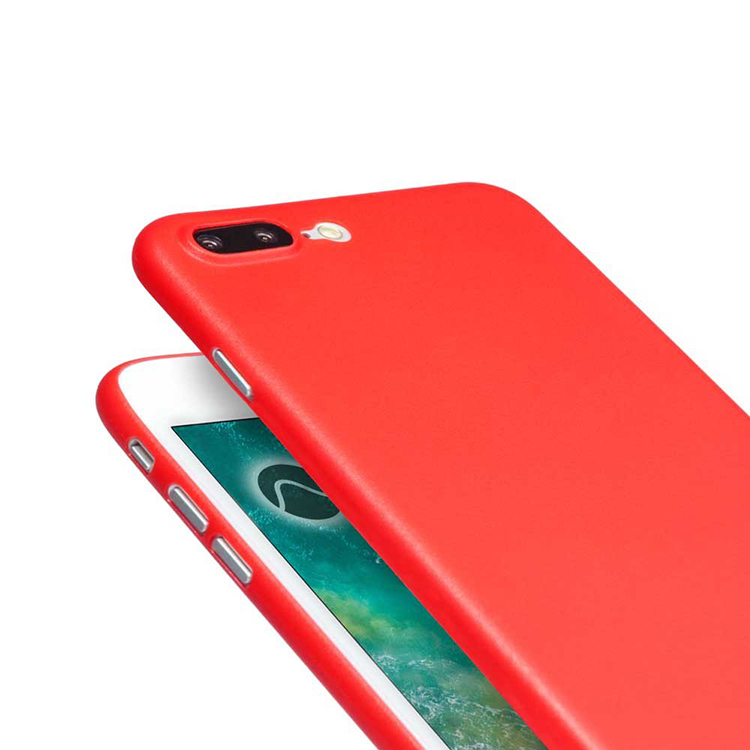 Caudabe The Veil XT 0.35mm超薄滿版極簡手機殼 for iPhone 7+魅惑紅