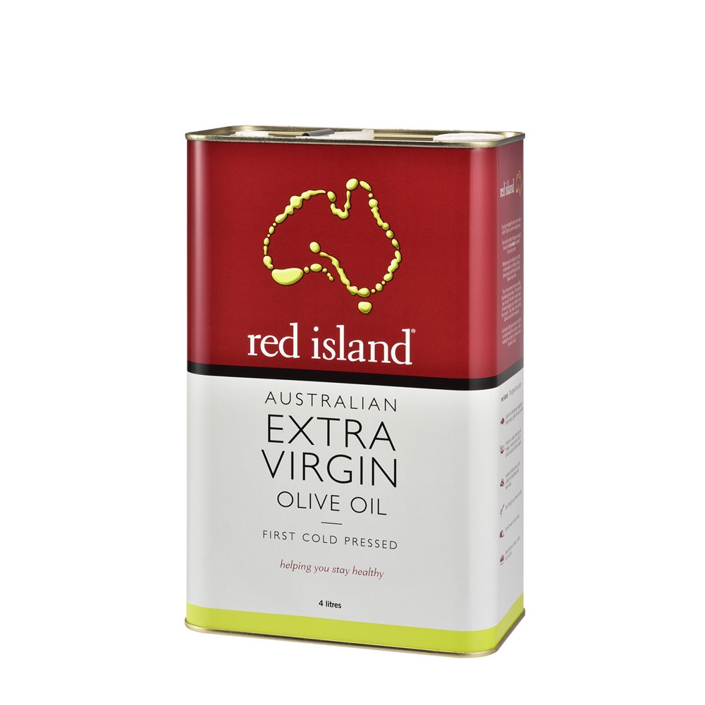 澳洲red island 特級冷壓初榨橄欖油四公升量販單入裝