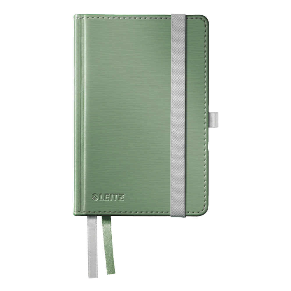 LEITZ STYLE系列 A6方格硬皮筆記本青瓷綠