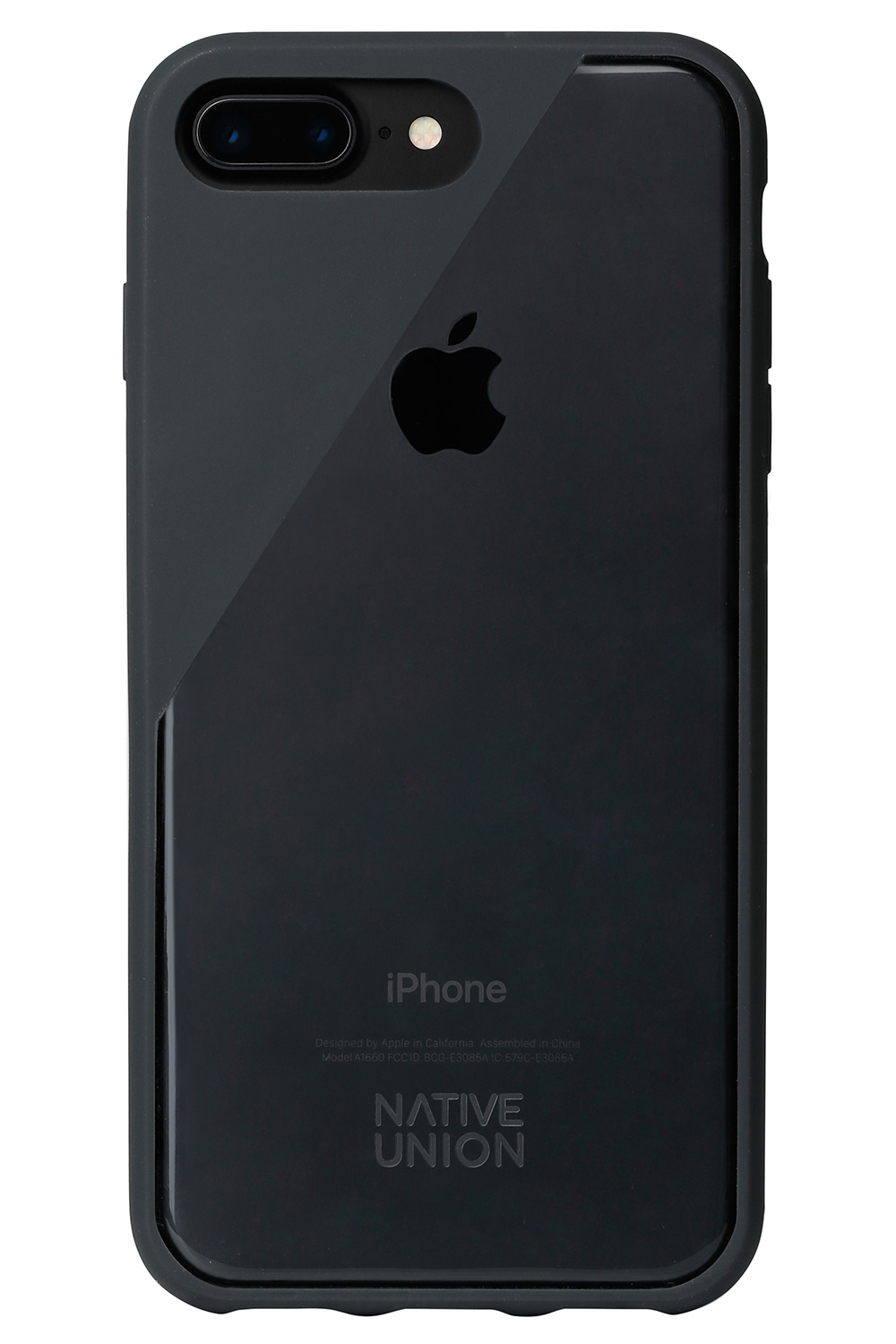 【Native Union】CLIC Crystal 水晶空壓手機殼-黑(iPhone 7 Plus)