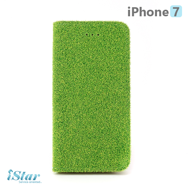 【Shibaful】-iPhone 7代代木公園草地側翻手機殼代代木公園