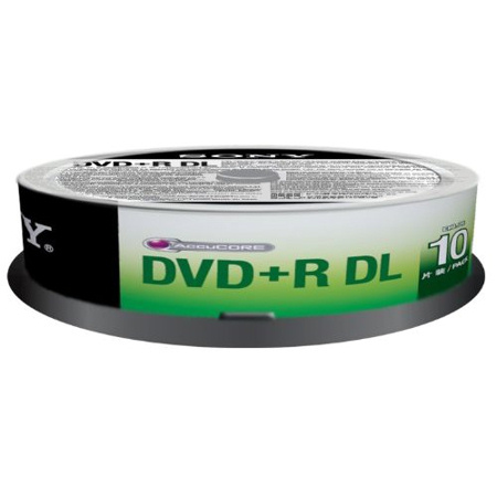 SONY DVD+R DL 8X 8.5GB 單面雙層 (10片布丁桶)x1