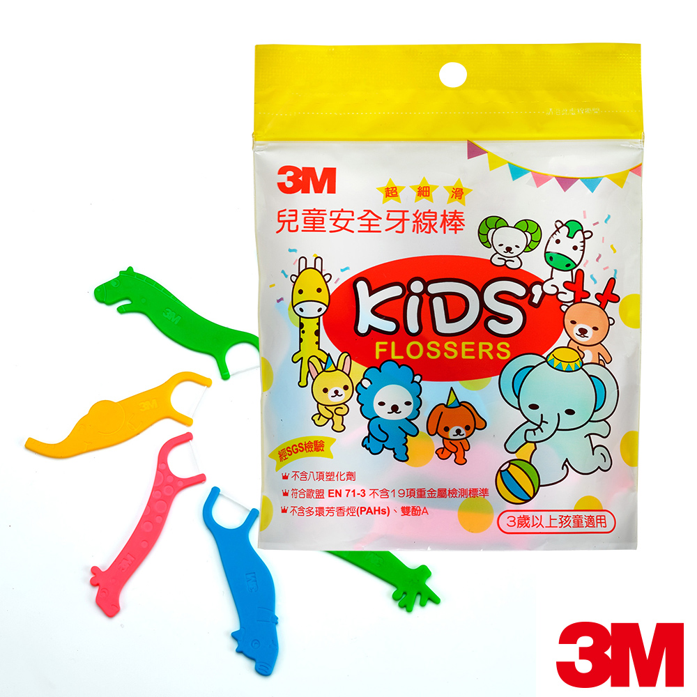 【3M】3M 兒童牙線棒散裝包