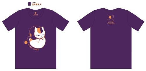 夏目友人帳-潮流T-shirt(橘子)S紫色