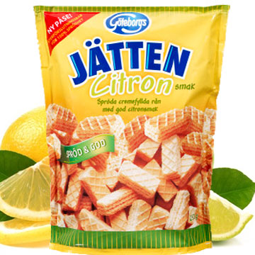 瑞典【GOTEBORGS】哥德堡威化餅-檸檬