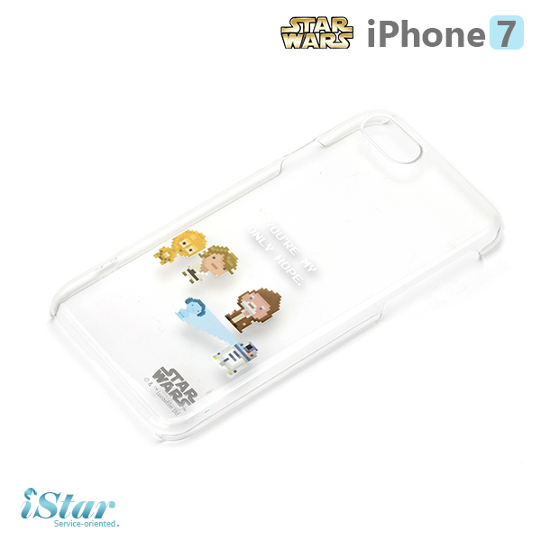 【日本 PGA-iJacket】iPhone 7 星際大戰STARWARS 透明塗鴉硬殼系列-C-3PO