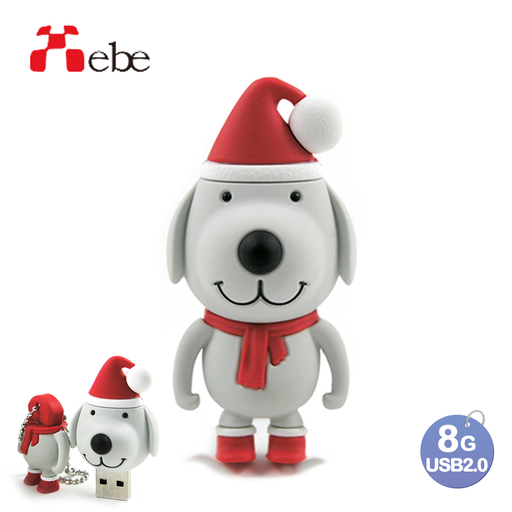 Xebe集比 聖誕狗usb隨身碟 8GB, USB 2.0