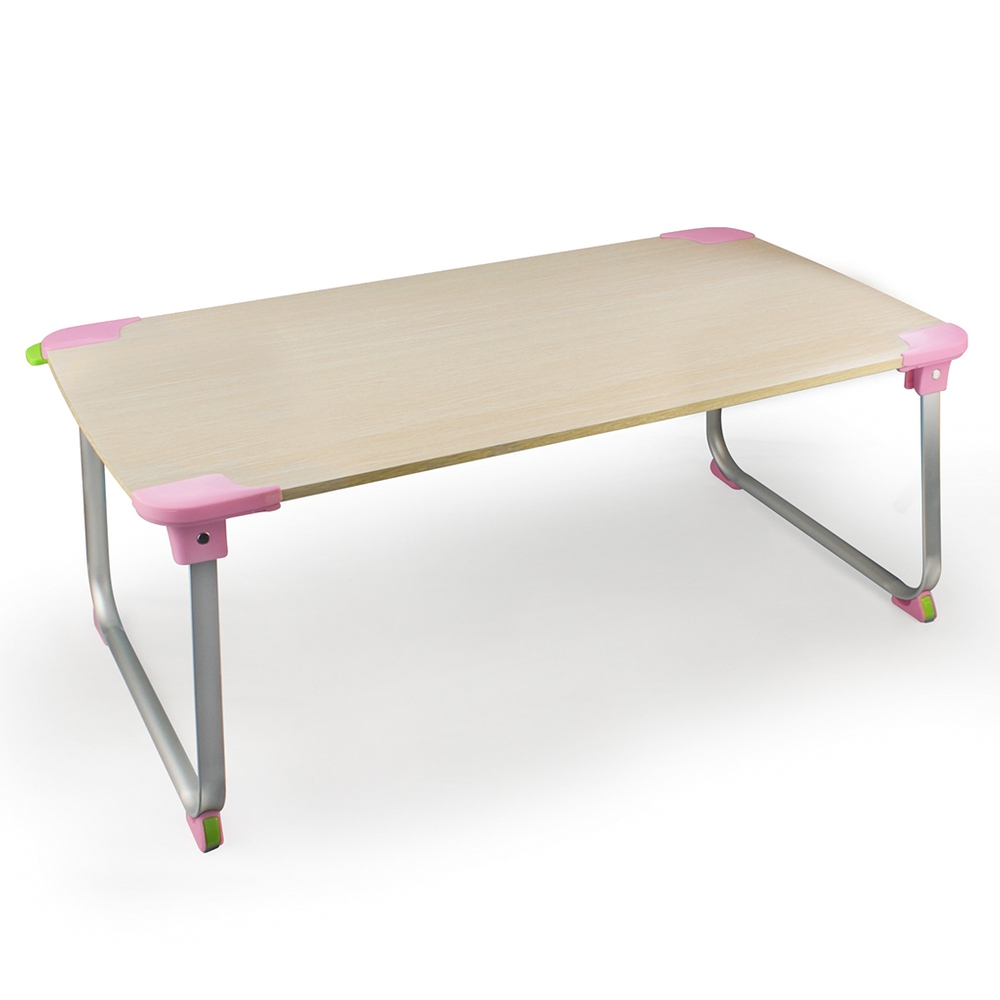 XL加大版 輕量多功能折疊NB電腦桌(LY-NB23)木紋粉