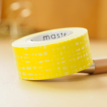 【MARK’S】maste BASIC 和紙膠帶_彩刷筆觸(黃)