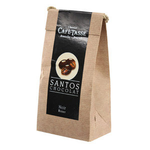 CAFE-TASSE 黑巧克力裹咖啡豆－125g