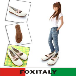 Fox Italy 蕾 莎平底鞋610329(白-10)39號