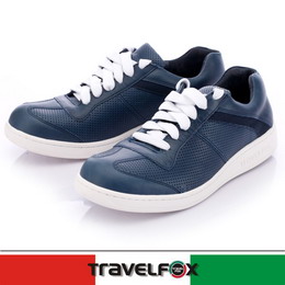 Travel Fox柏頓軟膠舒適鞋910633(藍-41)40號