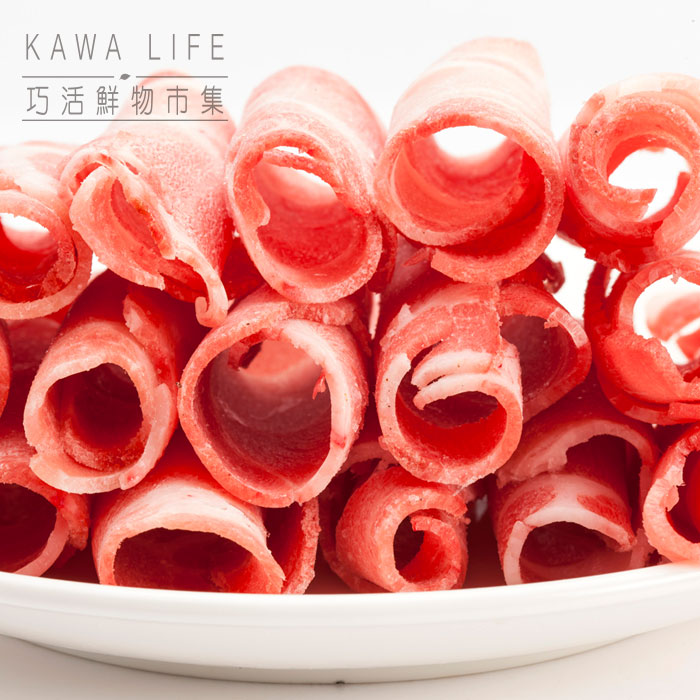 【KAWA巧活】能量豬 梅花火鍋片