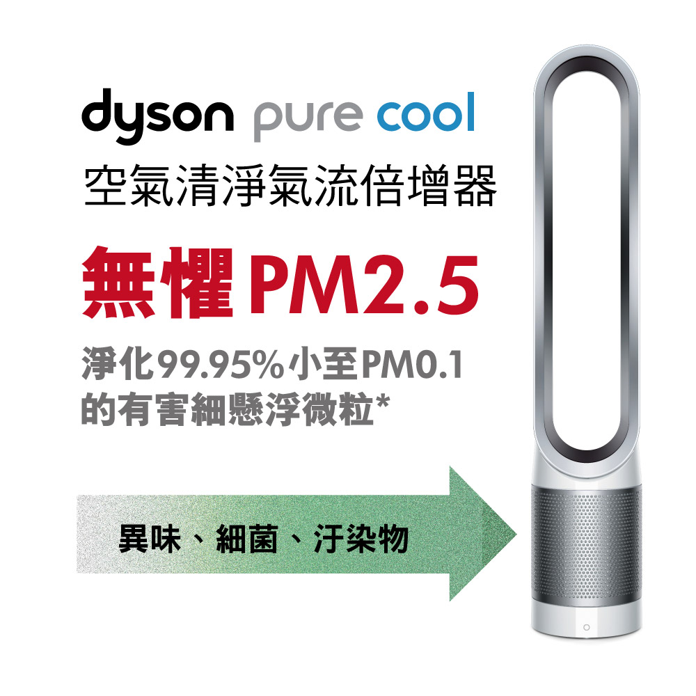 【dyson】Dyson pure cool AM11空氣清淨氣流倍增器(時尚白)