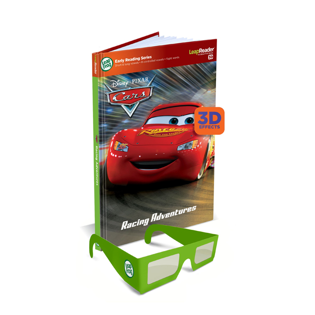 美國【LeapFrog 跳跳蛙】全英電子閱讀筆書籍－汽車總動員3D