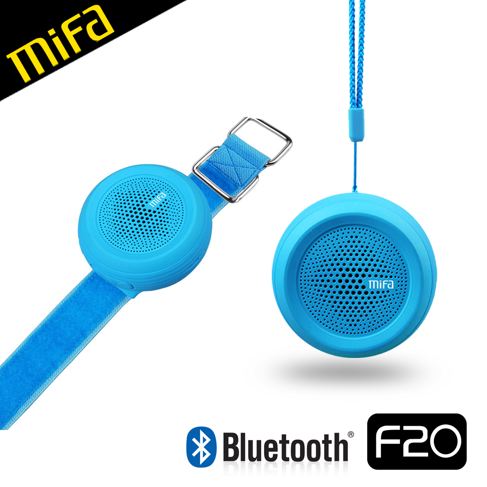 MiFa F20 運動臂帶式藍芽喇叭藍色