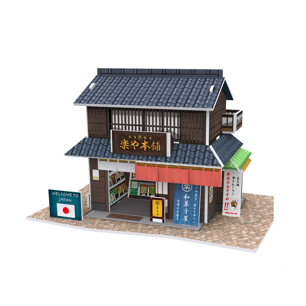 世界之窗 3D立體拼圖 《日本》 點心小舖 3D World Style