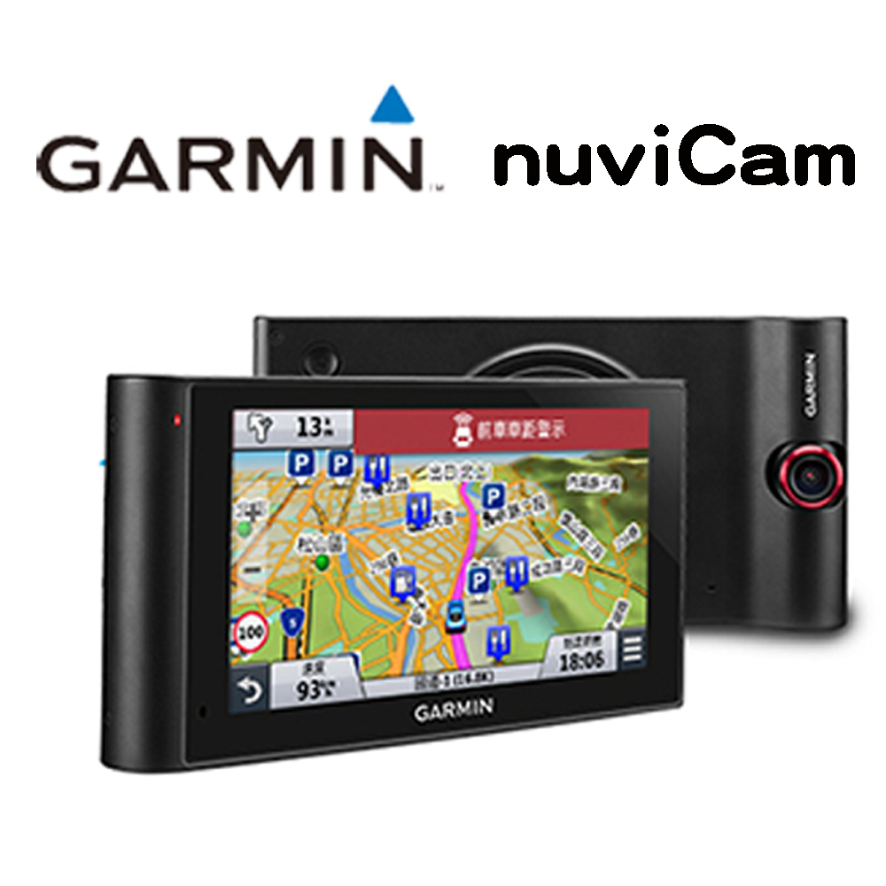 Garmin nuviCam 道錄守護領航家行車+導航機內附16G卡黑色