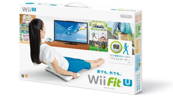 任天堂 WiiU FitU 塑身U 白色平衡板內附計步器
