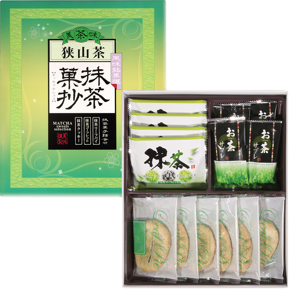 【UH】日本進口 - <2016春節禮盒預購>鈴木榮光堂和風抹茶綜合餅乾禮盒