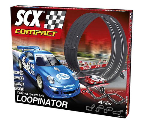 SCX 1:43電刷車軌道組C10163X500-SCX 1:43 COMPACT Loopinator