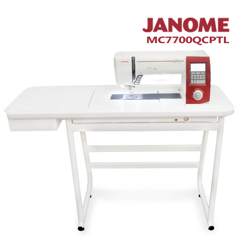 日本車樂美JANOME電腦型全迴轉縫紉機MC7700QCP送大型縫紉桌