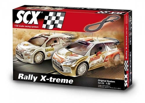 SCX 1:32電刷車軌道組A10162X500 C2-Rally-X-Treme