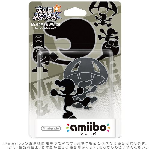 WiiU amiibo Mr. Game & Watch (任天堂明星大亂鬥系列)