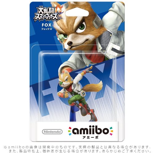 WiiU amiibo FOX 火狐(任天堂明星大亂鬥系列)