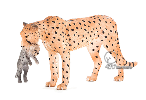 MOJO動物模型-非洲獵豹(母子)