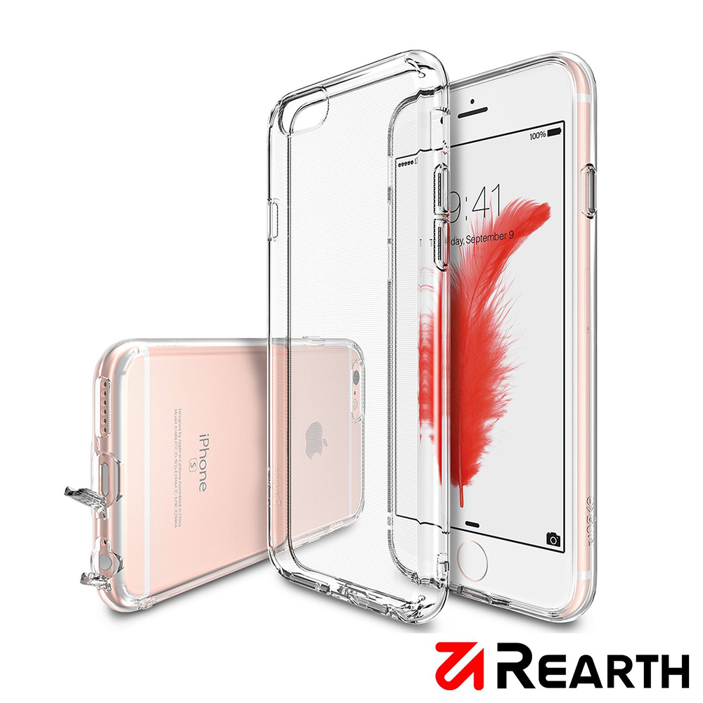 Rearth Apple iPhone 6/6s (Ringke Air) 輕薄保護殼(透明) 贈送螢幕保護貼