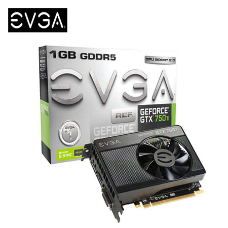 EVGA 艾維克 GTX750Ti 1GB REF 顯示卡