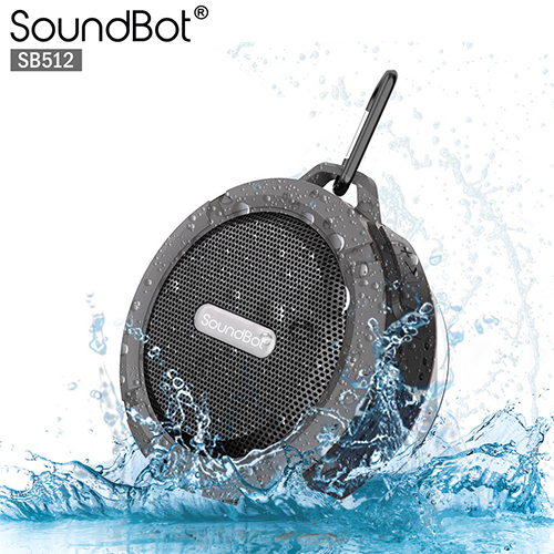 美國 聲霸 SoundBOT 防水藍芽喇叭 音箱 SB512藍芽喇叭 藍牙喇叭 mp3喇叭 防水喇叭 藍芽音響黑色