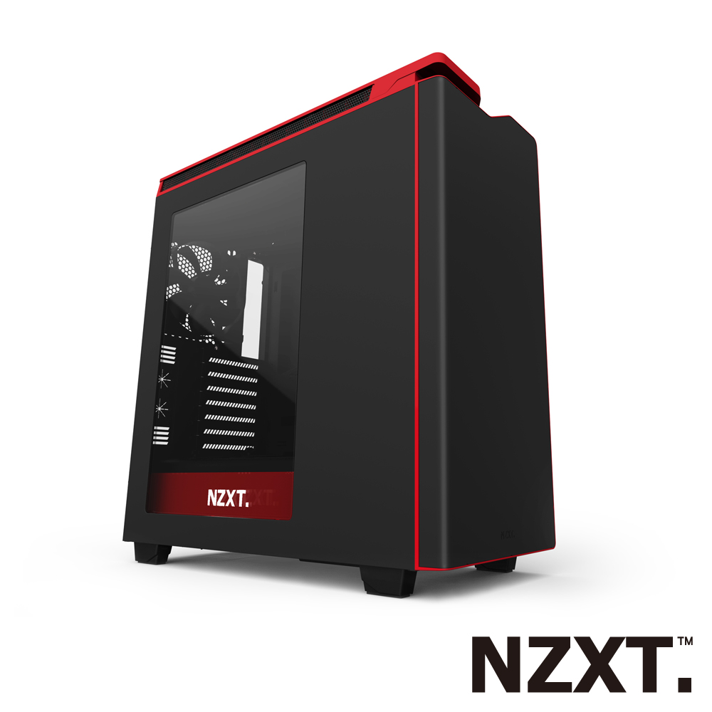 NZXT恩傑 H440 Plus 電腦機殼黑紅